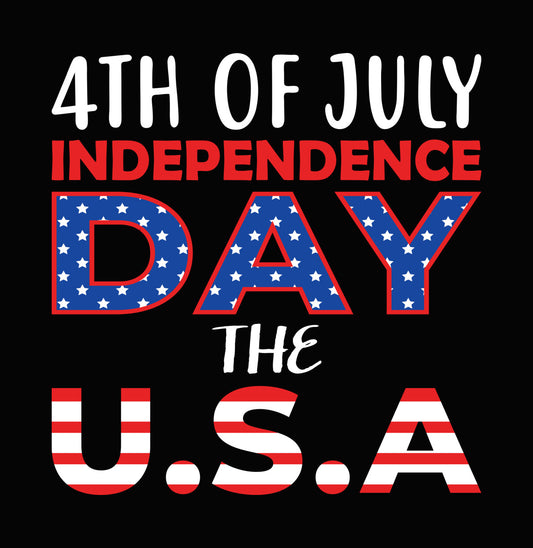 Independence Day USA Stars Stripes DTF Transfer