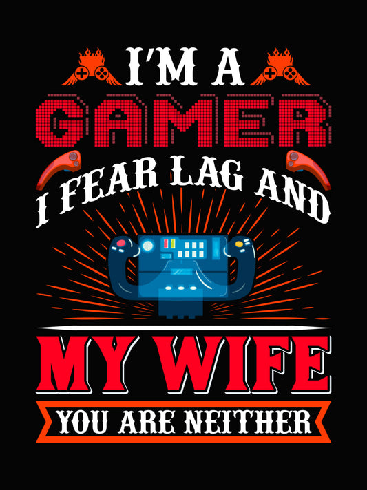 Gamer My Wife Controller DTF Transfer