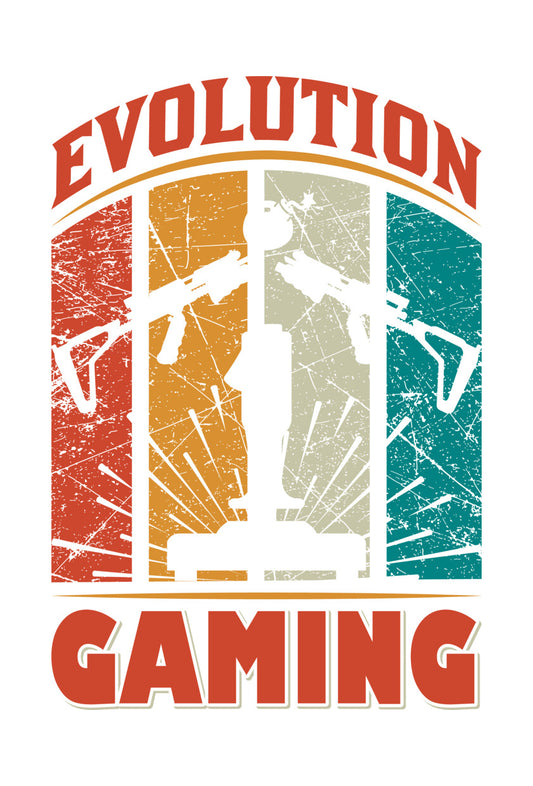Evolution of Gaming Retro DTF Transfer
