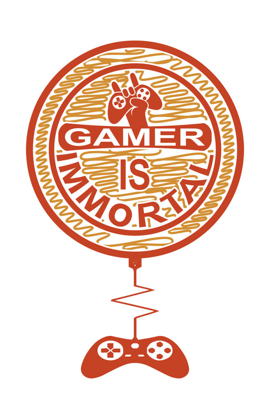 Gamer Is Immortal Controller DTF Transfer