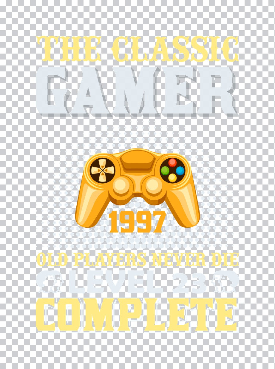 Classic Gamer Level 23 Complete DTF Transfer