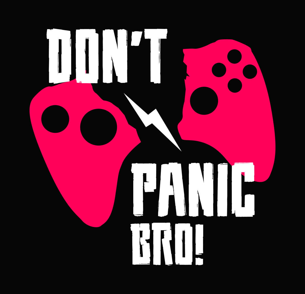 Pink Gaming Controller Silhouette DTF Transfer