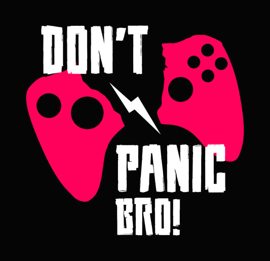 Pink Gaming Controller Silhouette DTF Transfer