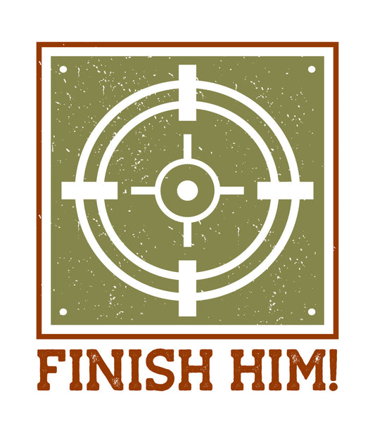 Finish Him Target DTF Transfer