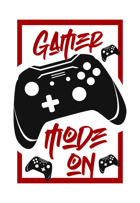 Gamer Mode On Controller DTF Transfer