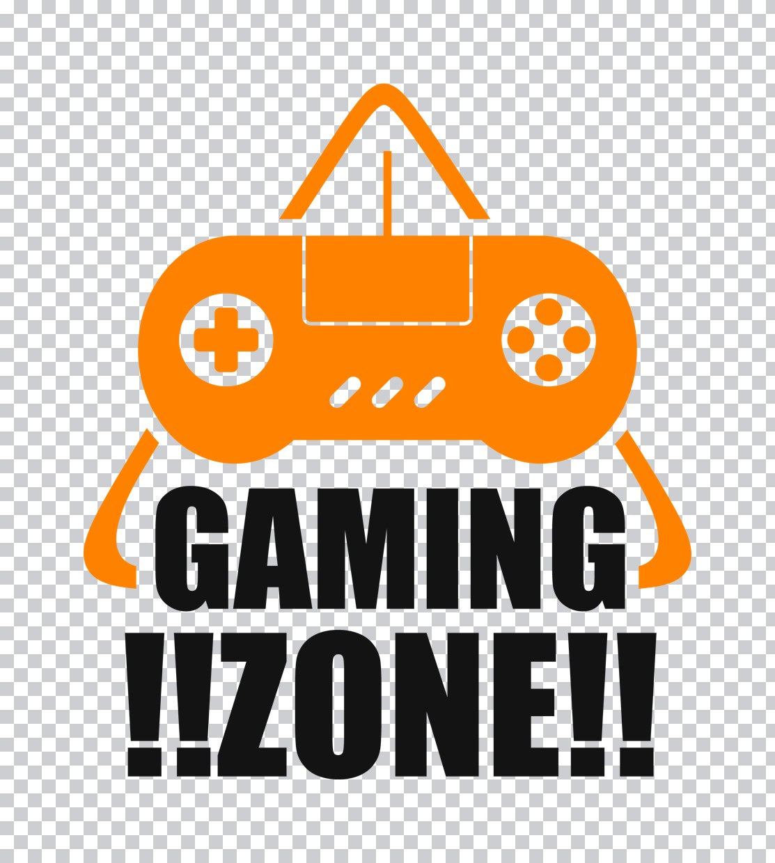 Gaming Zone Controller Graphic DTF Transfer