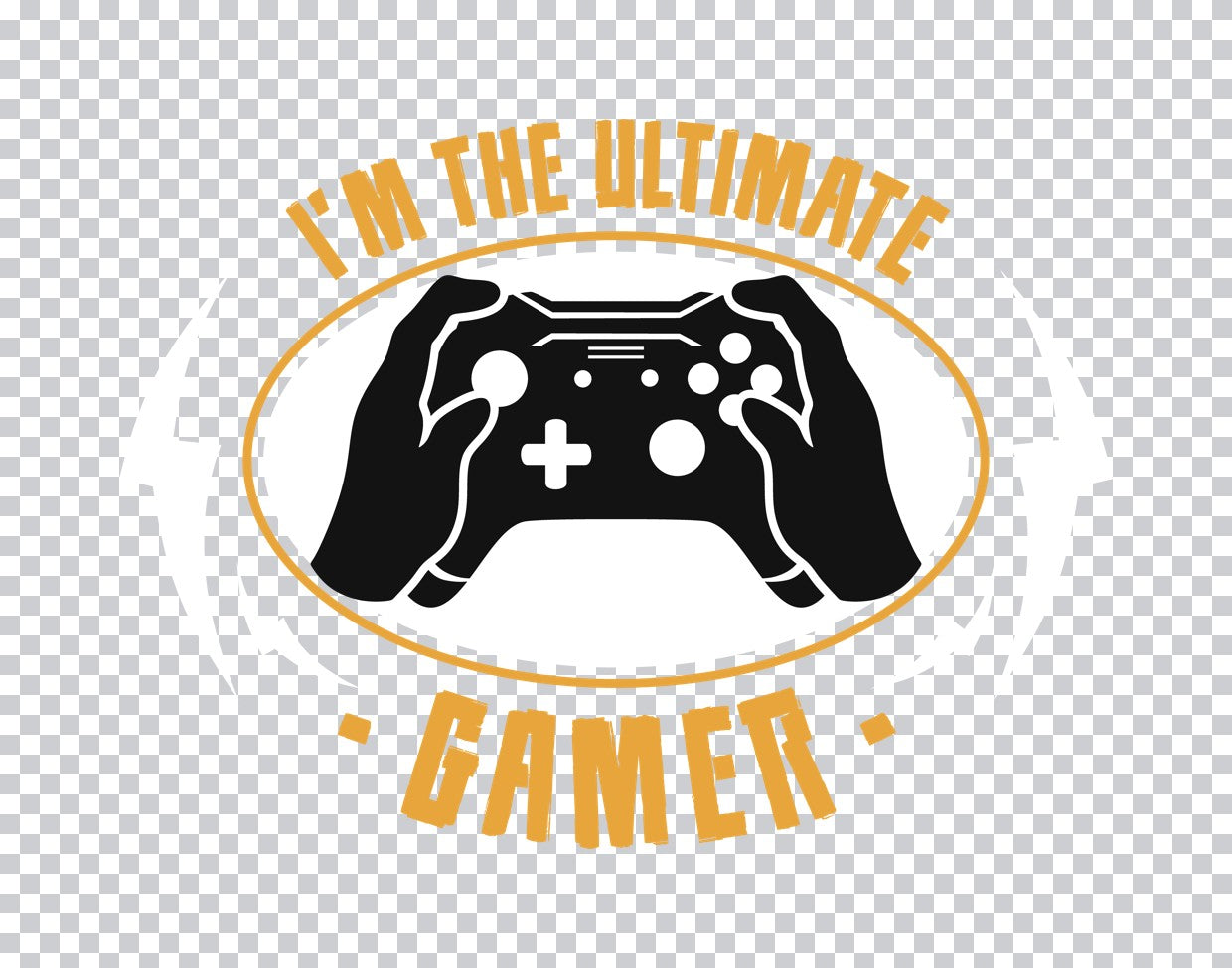 Ultimate Gamer Controller DTF Transfer
