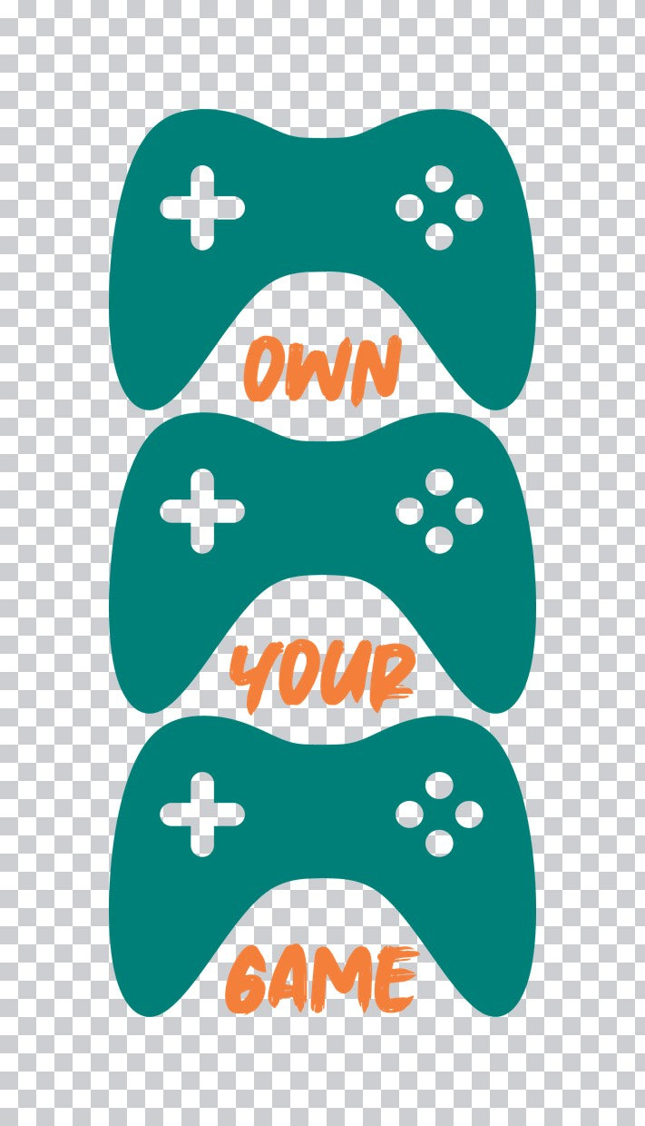 Own Your Game Controller Stack DTF Transfer
