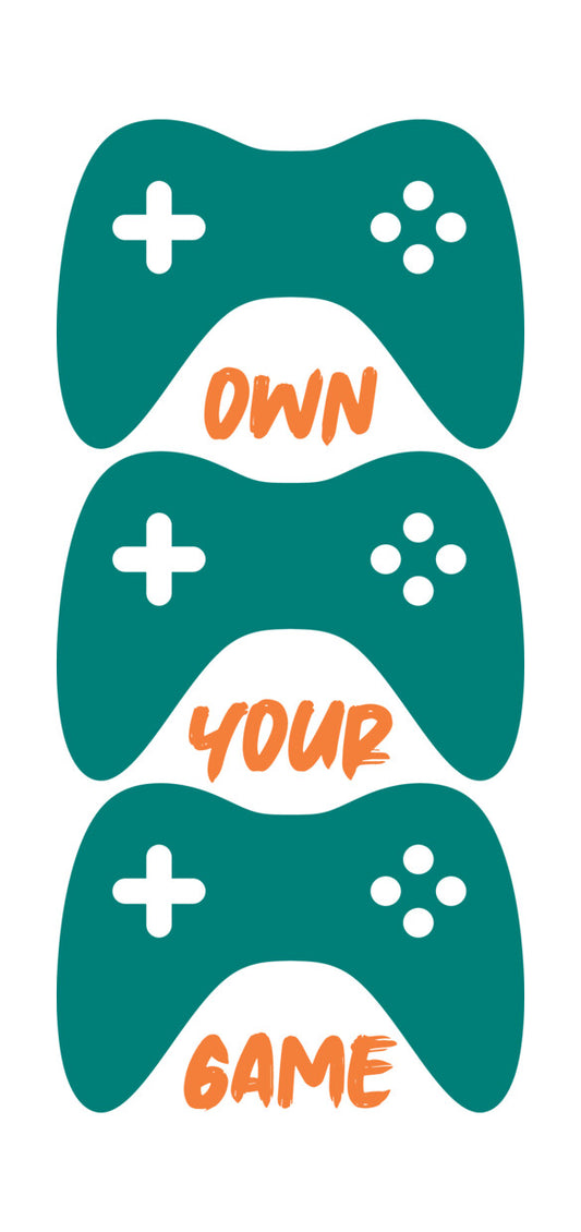 Own Your Game Controller Stack DTF Transfer