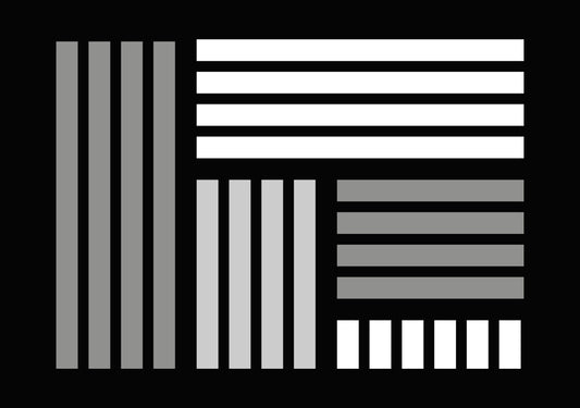 Modern Minimalist Bar Chart DTF Transfer