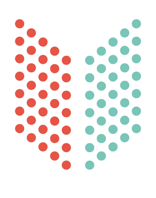Geometric Dot Shield DTF Transfer