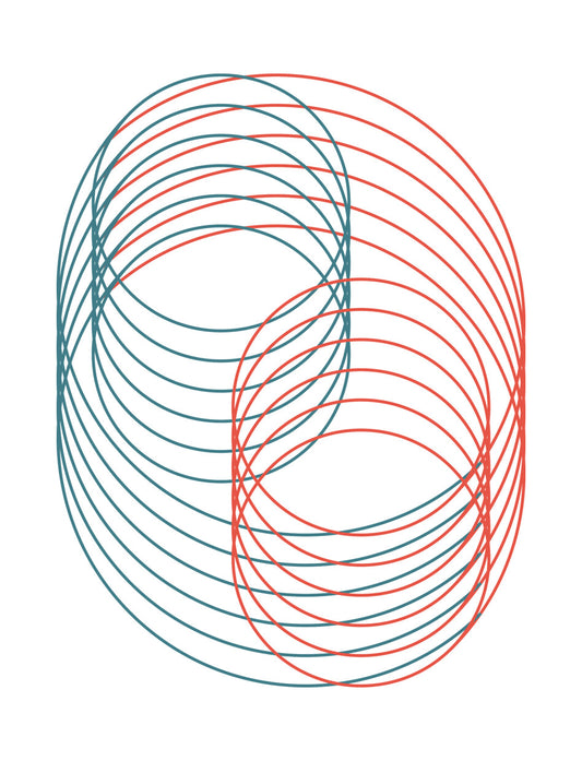 Geometric Polka Dot Target DTF Transfer