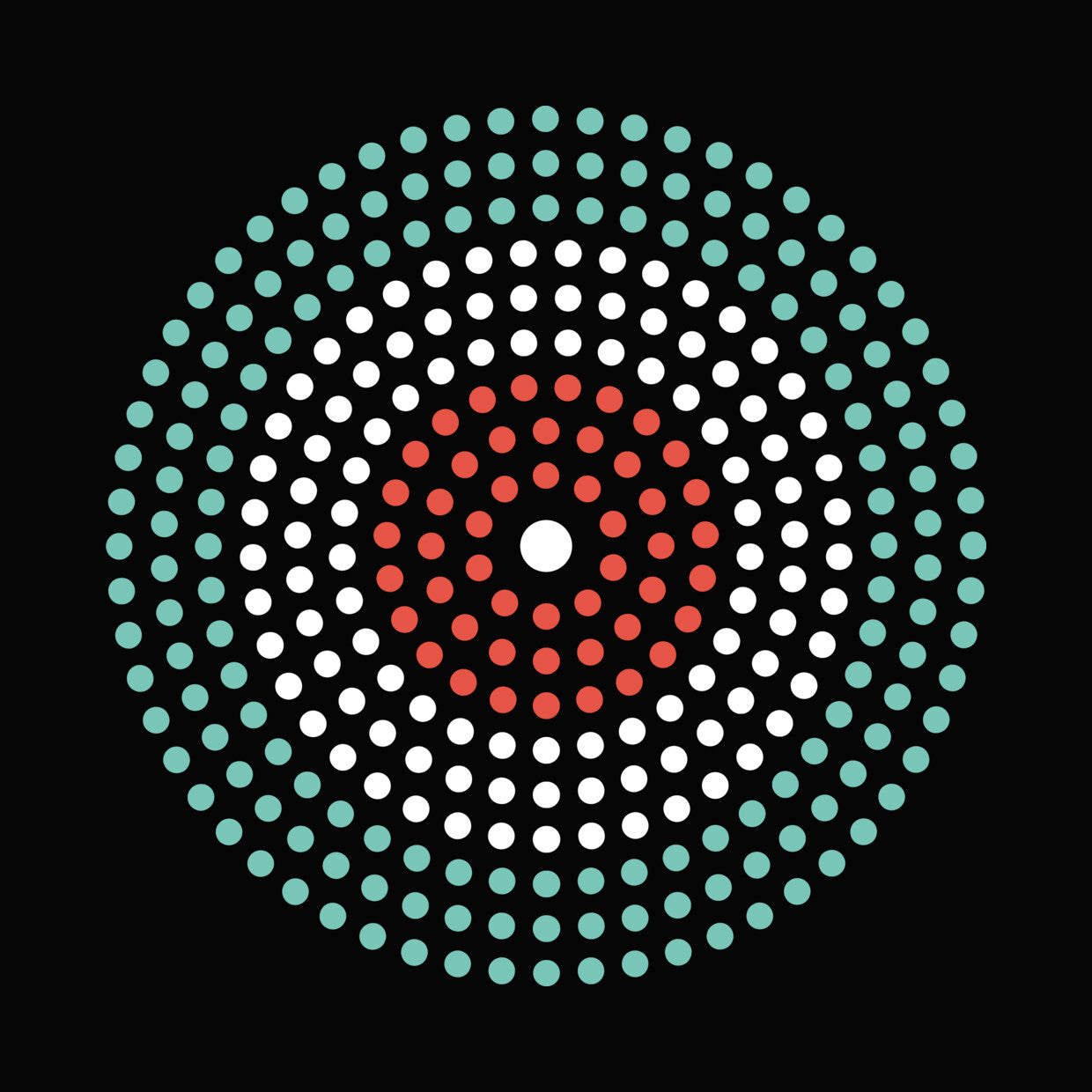 Dual Tone Dotted Target Design DTF Transfer