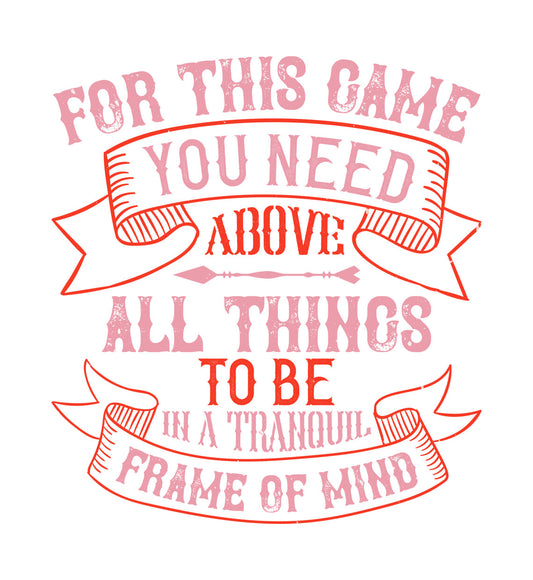 Tranquil Frame of Mind DTF Transfer