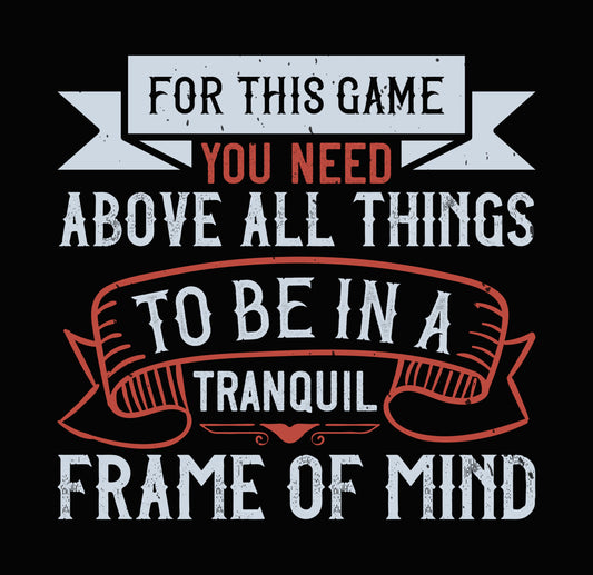 Tranquil Frame Of Mind DTF Transfer