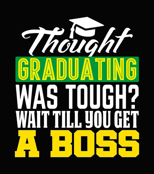 Graduating A Boss DTF Transfer