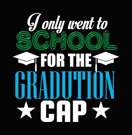 School Graduation Typography DTF Transfer
