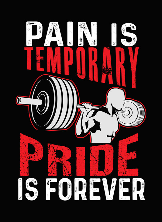 Temporary Pride Weightlifting DTF Transfer