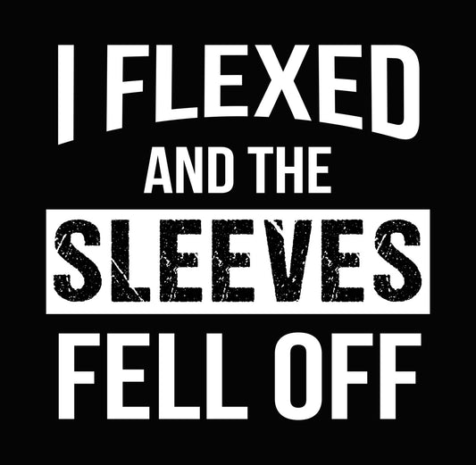 Distressed Sleeves Gym Typography DTF Transfer
