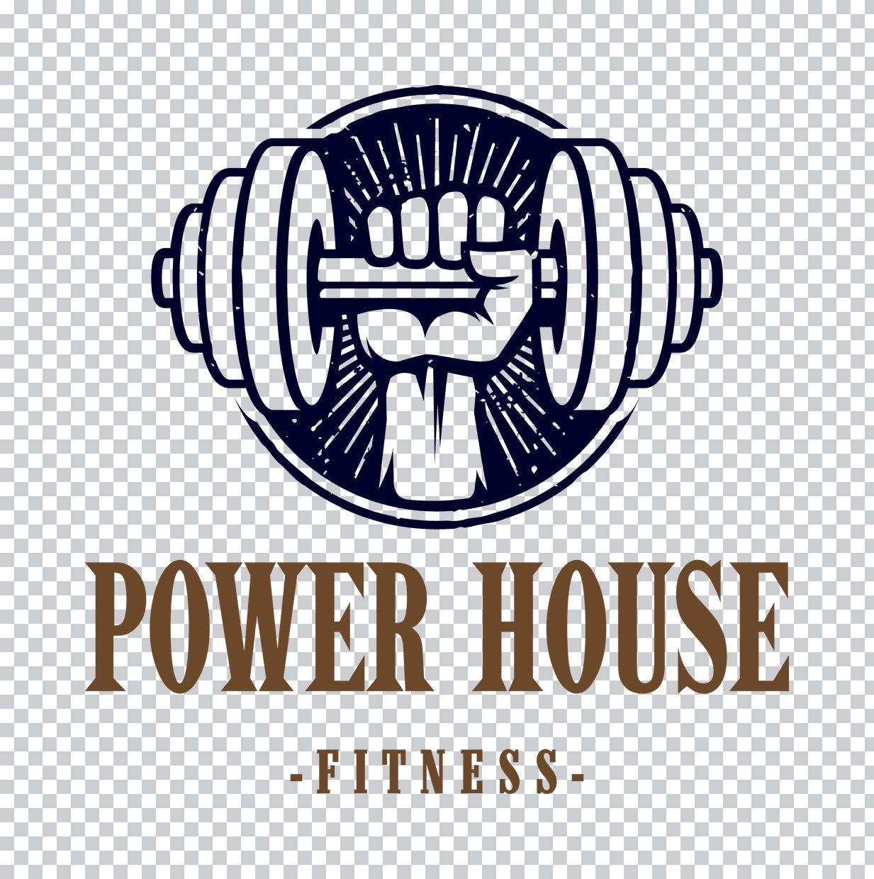 Power House Fitness Fist Dumbbell DTF Transfer