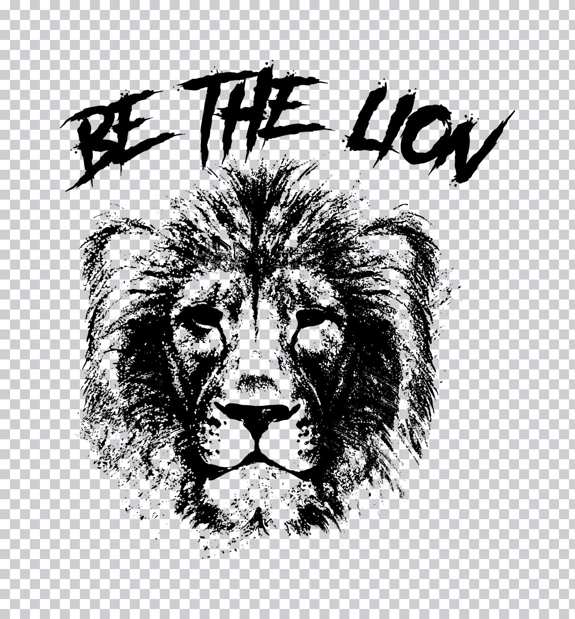 Be The Lion Fitness DTF Transfer