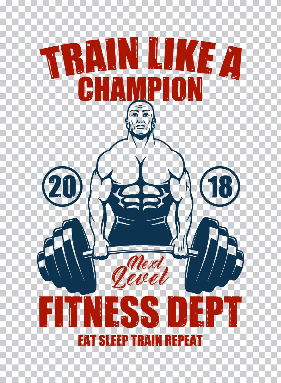 Train Like A Champion DTF Transfer