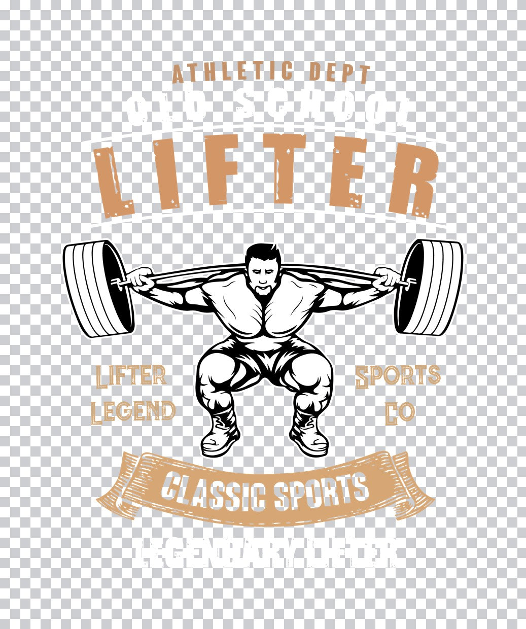 Lifter Legend Classic Sports DTF Transfer