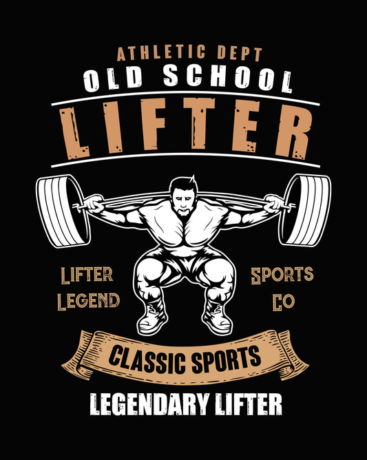 Lifter Legend Classic Sports DTF Transfer