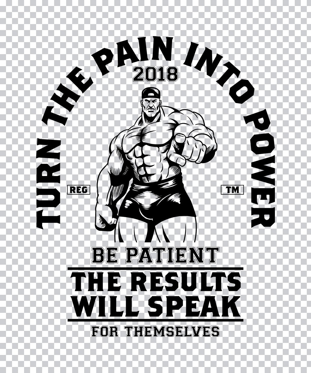 Turn Pain Into Power DTF Transfer