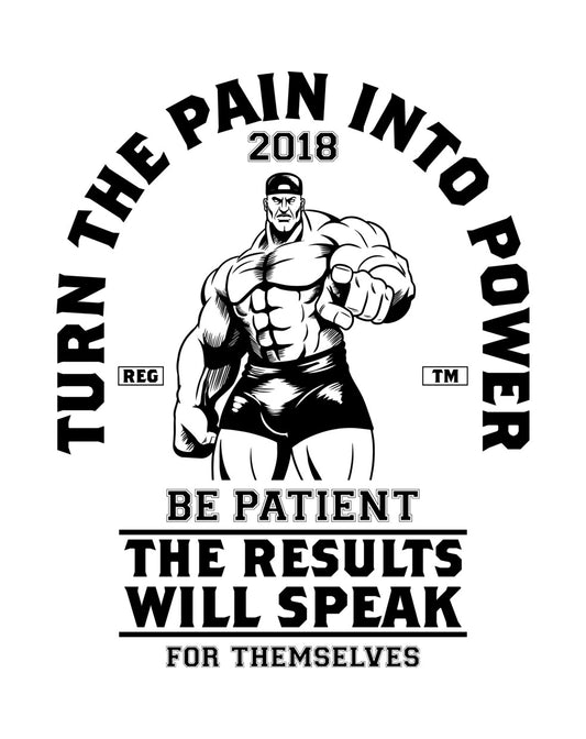 Turn Pain Into Power DTF Transfer