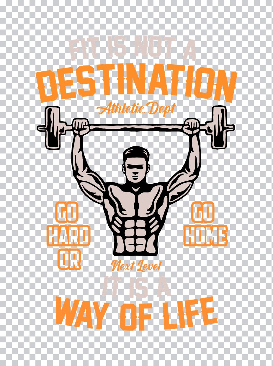 Fit Is A Way Of Life DTF Transfer