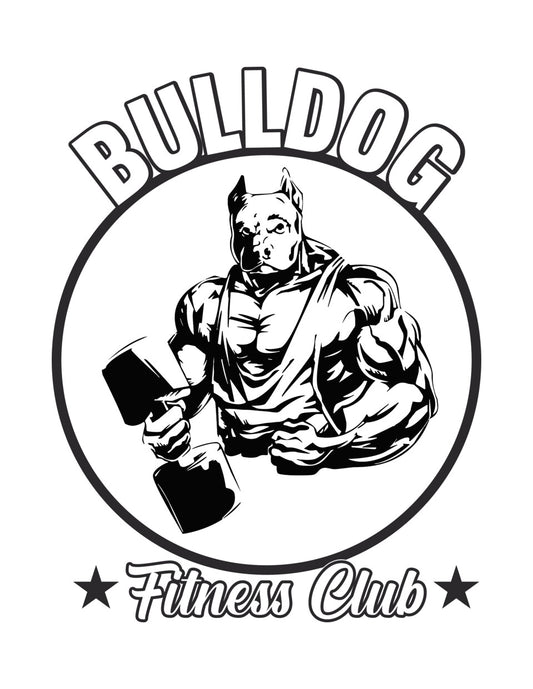 Bulldog Fitness Club DTF Transfer