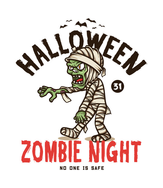 Zombie Night Mummy DTF Transfer