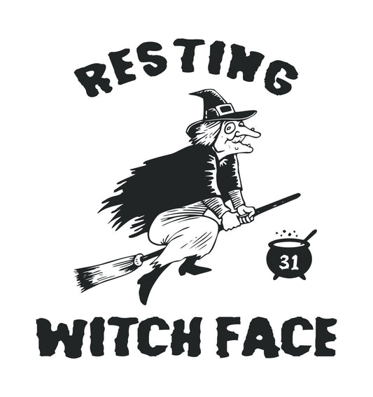 Resting Witch Face DTF Transfer