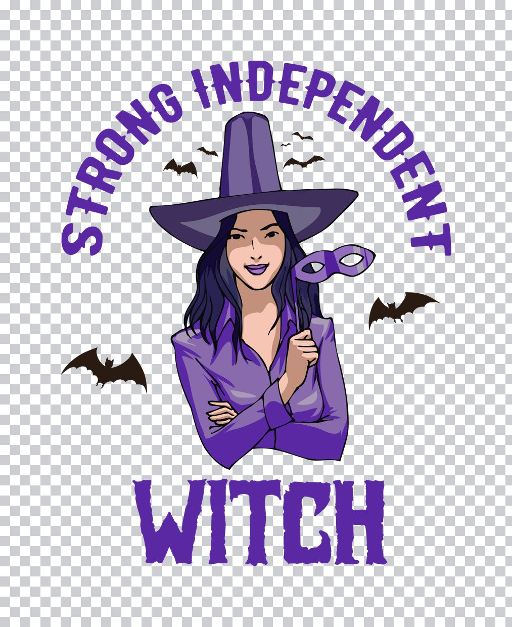 Strong Independent Witch DTF Transfer