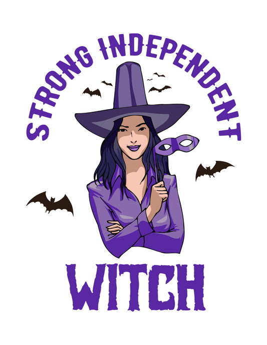 Strong Independent Witch DTF Transfer