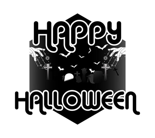 Happy Halloween Celestial Hands DTF Transfer