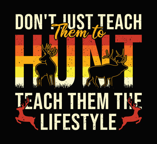 Fishing And Hunting Outdoors DTF Transfer