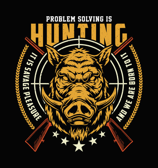 Savage Pleasure Boar Hunting DTF Transfer