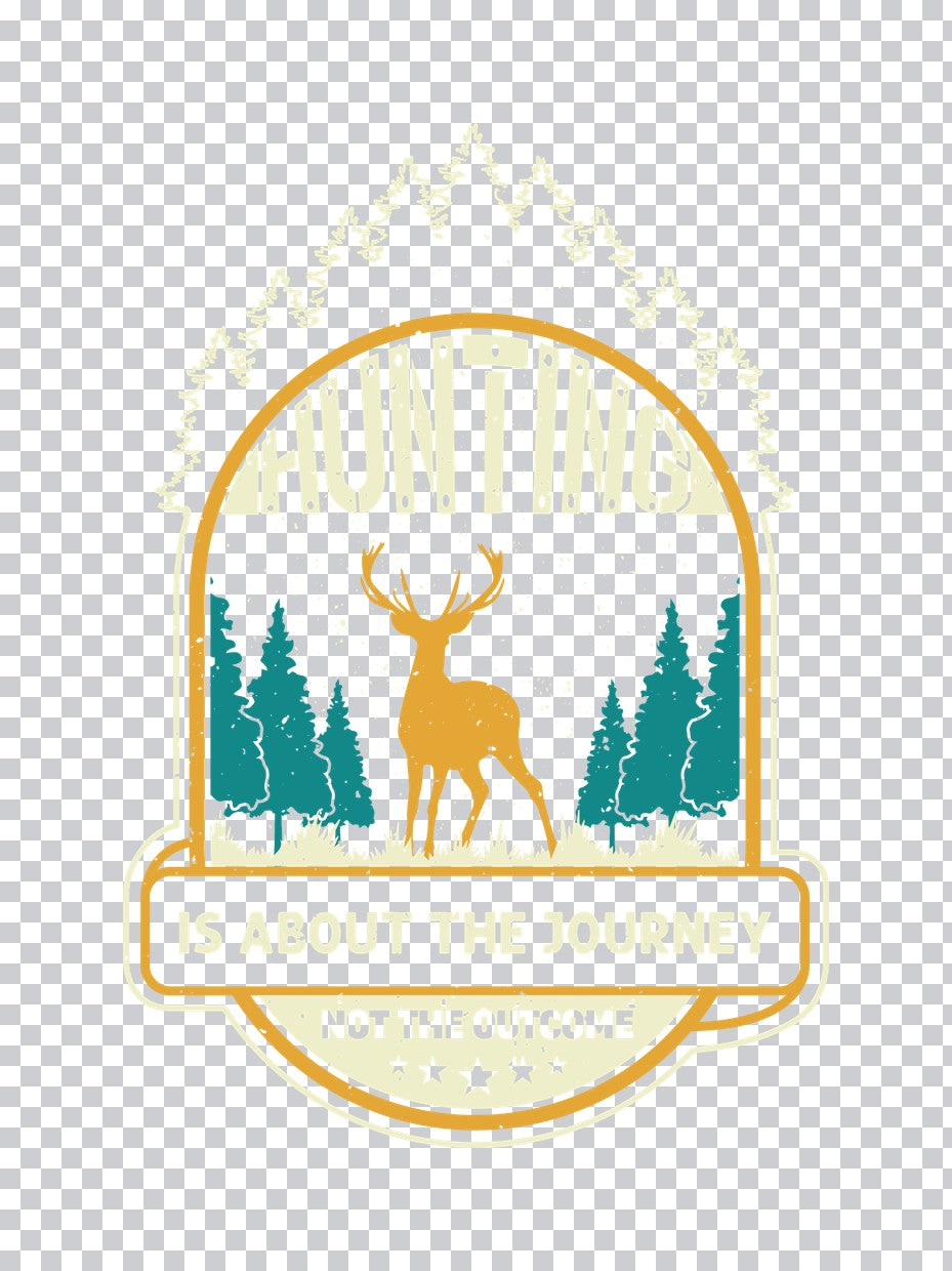 Hunting Journey Deer Silhouette DTF Transfer