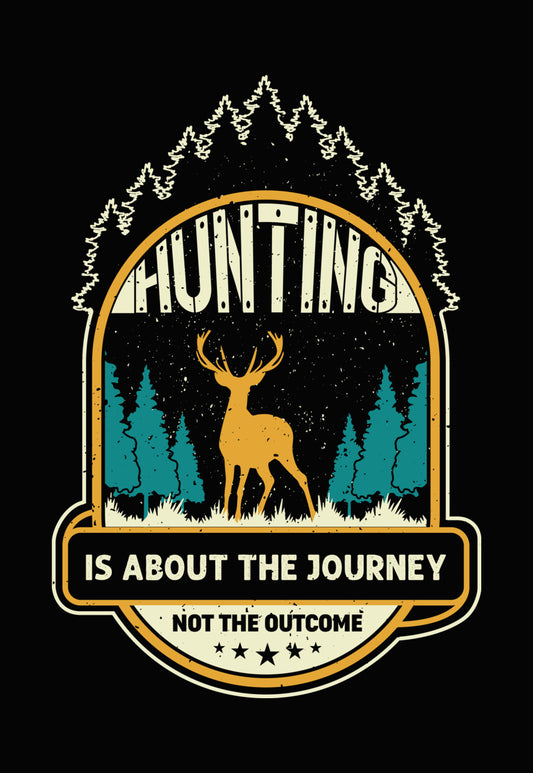 Hunting Journey Deer Silhouette DTF Transfer