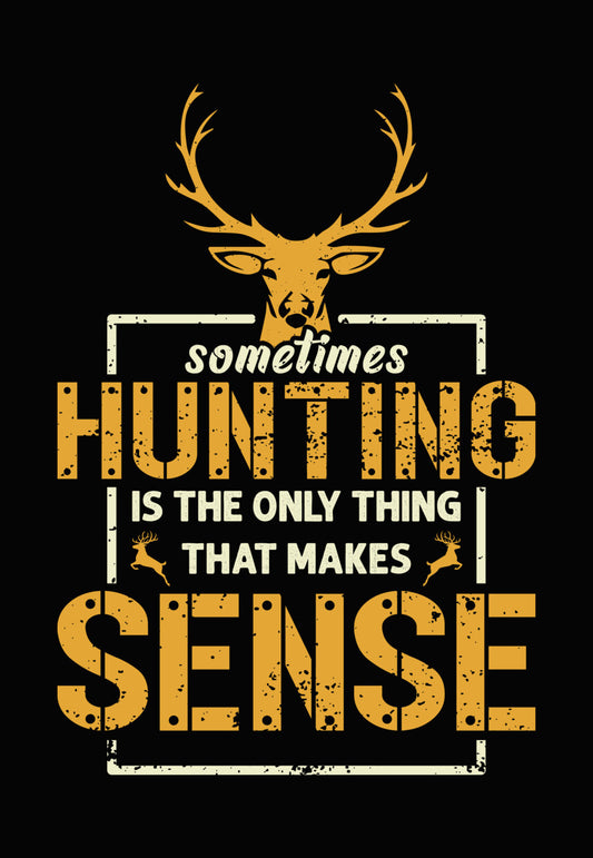 Deer Silhouette Distressed Style DTF Transfer