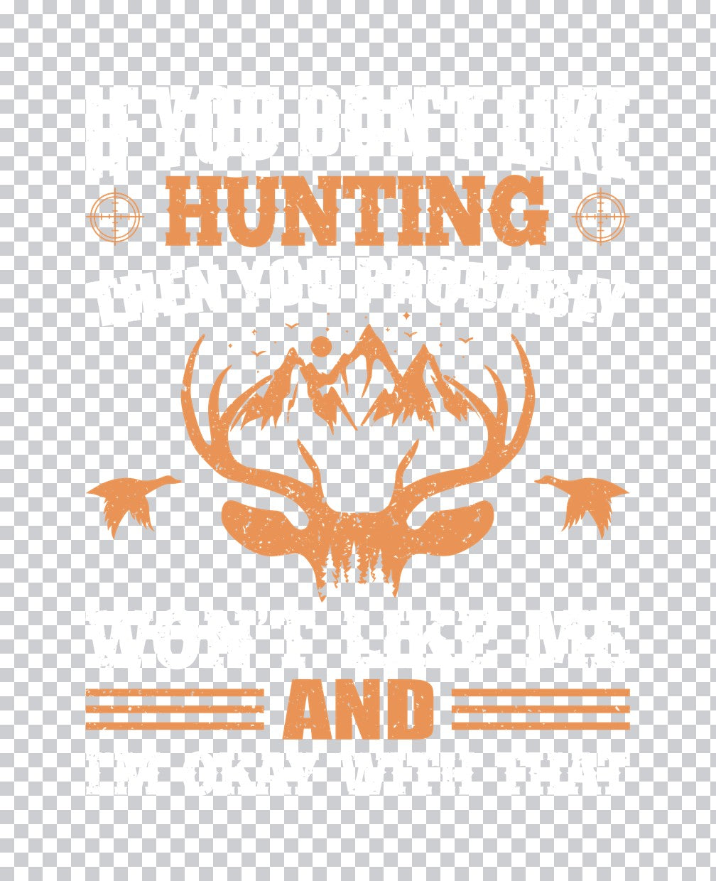 Hunting And Nature Scene DTF Transfer