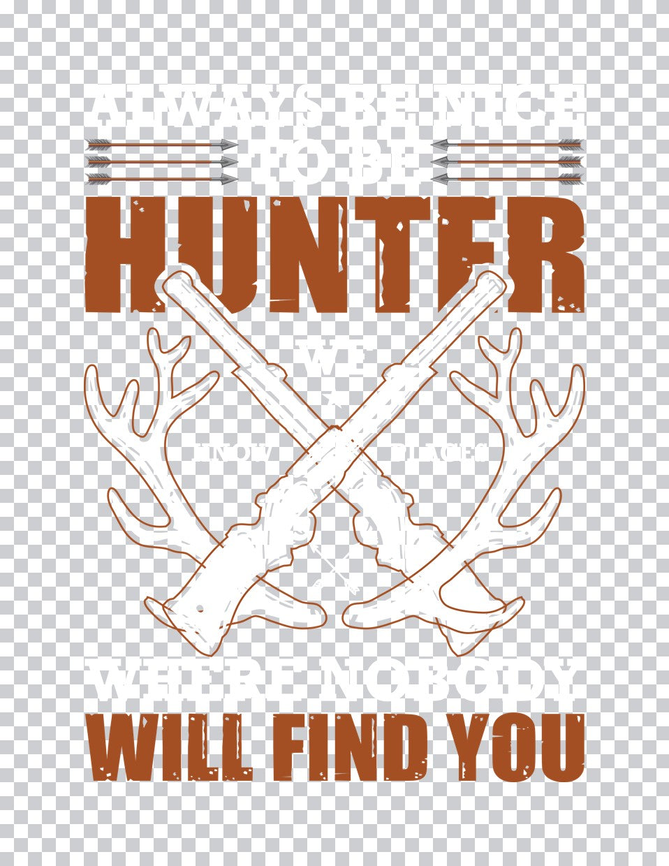I Shoot To Please Hunting Target DTF Transfer