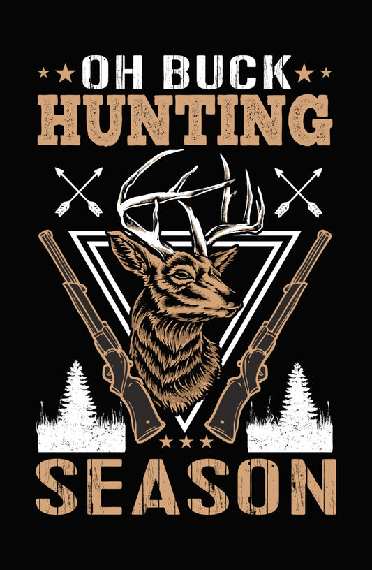Hunting Season Deer And Rifles DTF Transfer