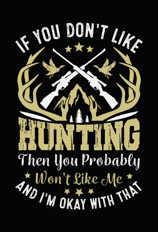 Hunting Deer Silhouette Distressed DTF Transfer