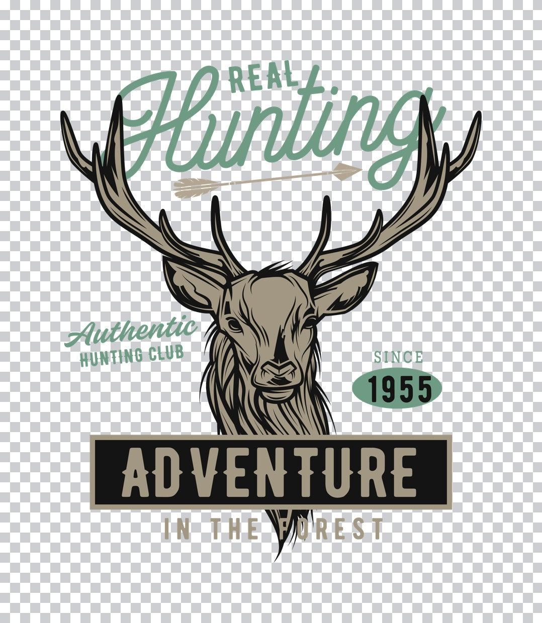 Real Hunting Adventure Since 1955 DTF Transfer