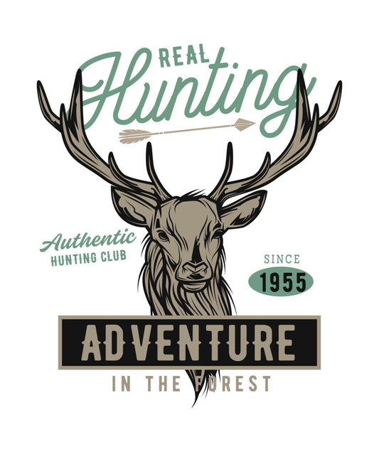 Real Hunting Adventure Since 1955 DTF Transfer