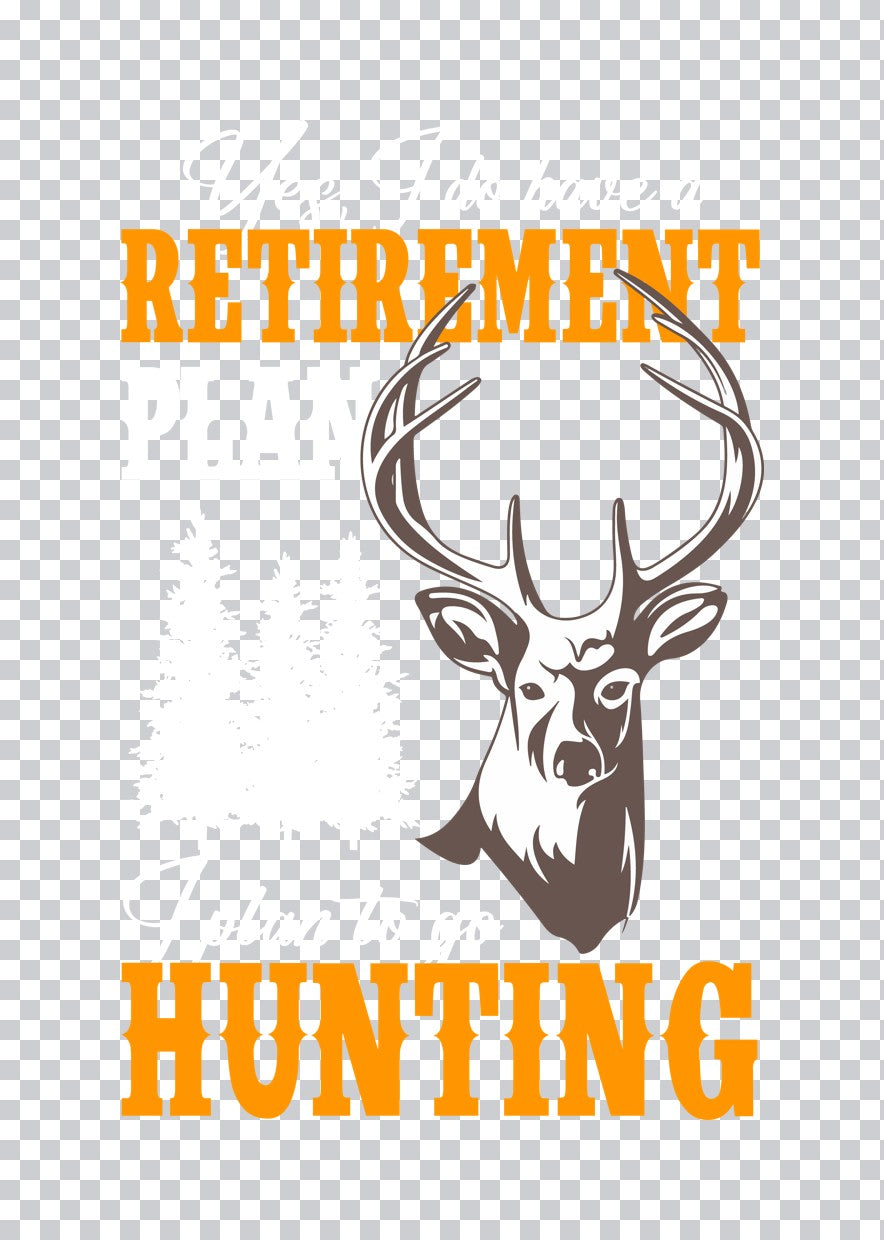 Retirement Hunting Deer DTF Transfer