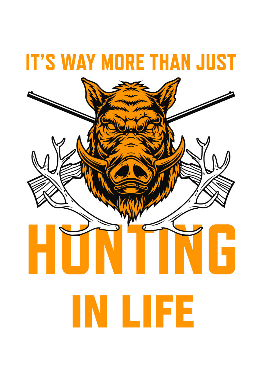 Wild Boar Hunting Life DTF Transfer